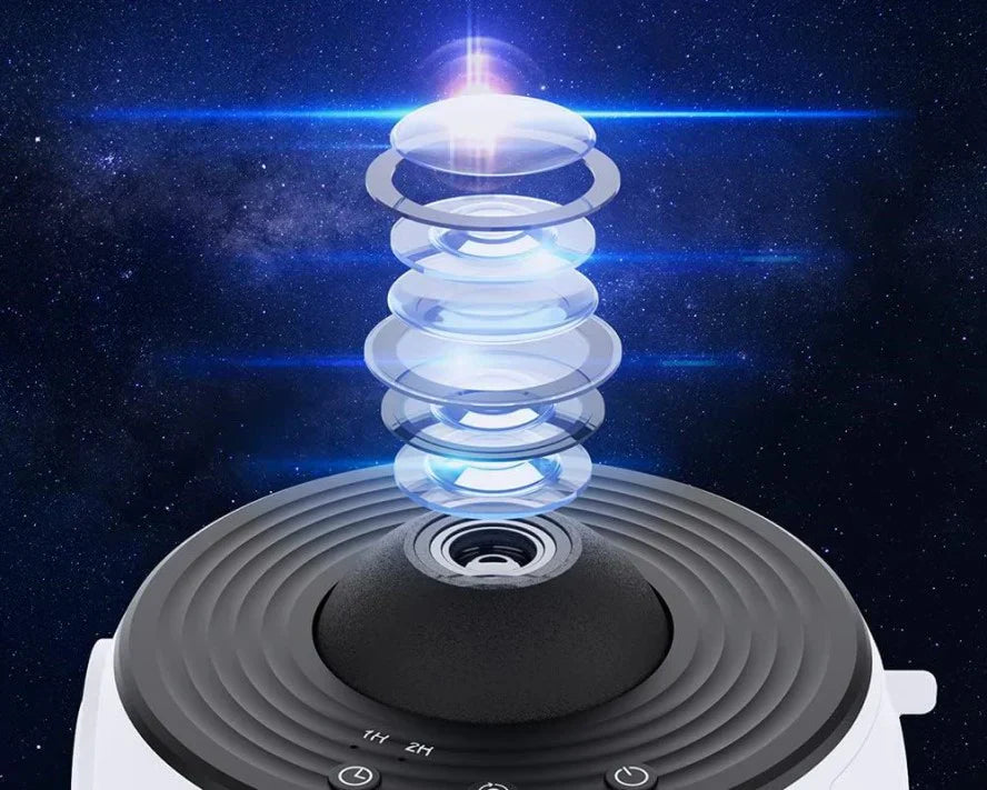 Sternenhimmel Projektor für Erwachsene & Kinder – Galaxy-Lampe mit 12 Farben & 360° Rotation – Nachtlicht & Stimmungsbeleuchtung fürs Schlafzimmer