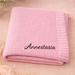 Personalisierte Babydecke mit Namen aus weicher Baumwolle
