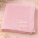 Personalisierte Babydecke mit Namen aus weicher Baumwolle