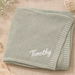 Personalisierte Babydecke mit Namen aus weicher Baumwolle