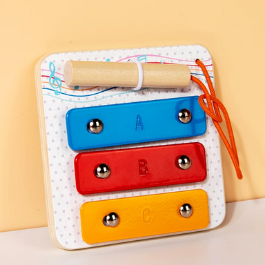 Magnetisches Busy Board Montessori aus Holz – 12 Aktivitäten zur Wahl, kompakt | Aktivitätsbrett