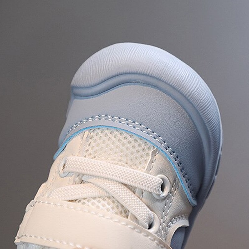 Kindersneaker mit flexibler Sohle – atmungsaktiv, rutschfest, Klettverschluss | Lauflernschuhe