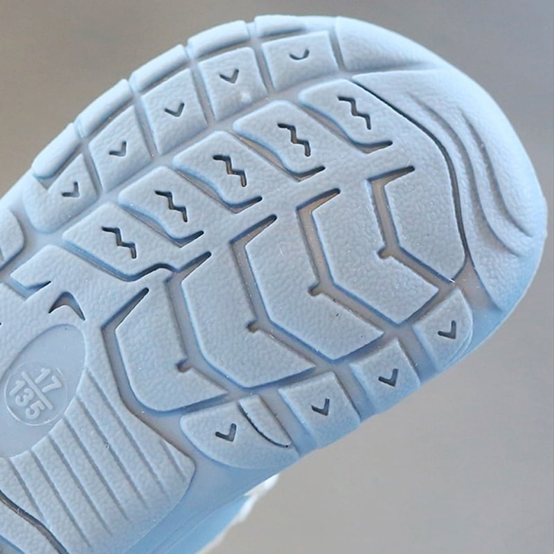 Kindersneaker mit flexibler Sohle – atmungsaktiv, rutschfest, Klettverschluss | Lauflernschuhe