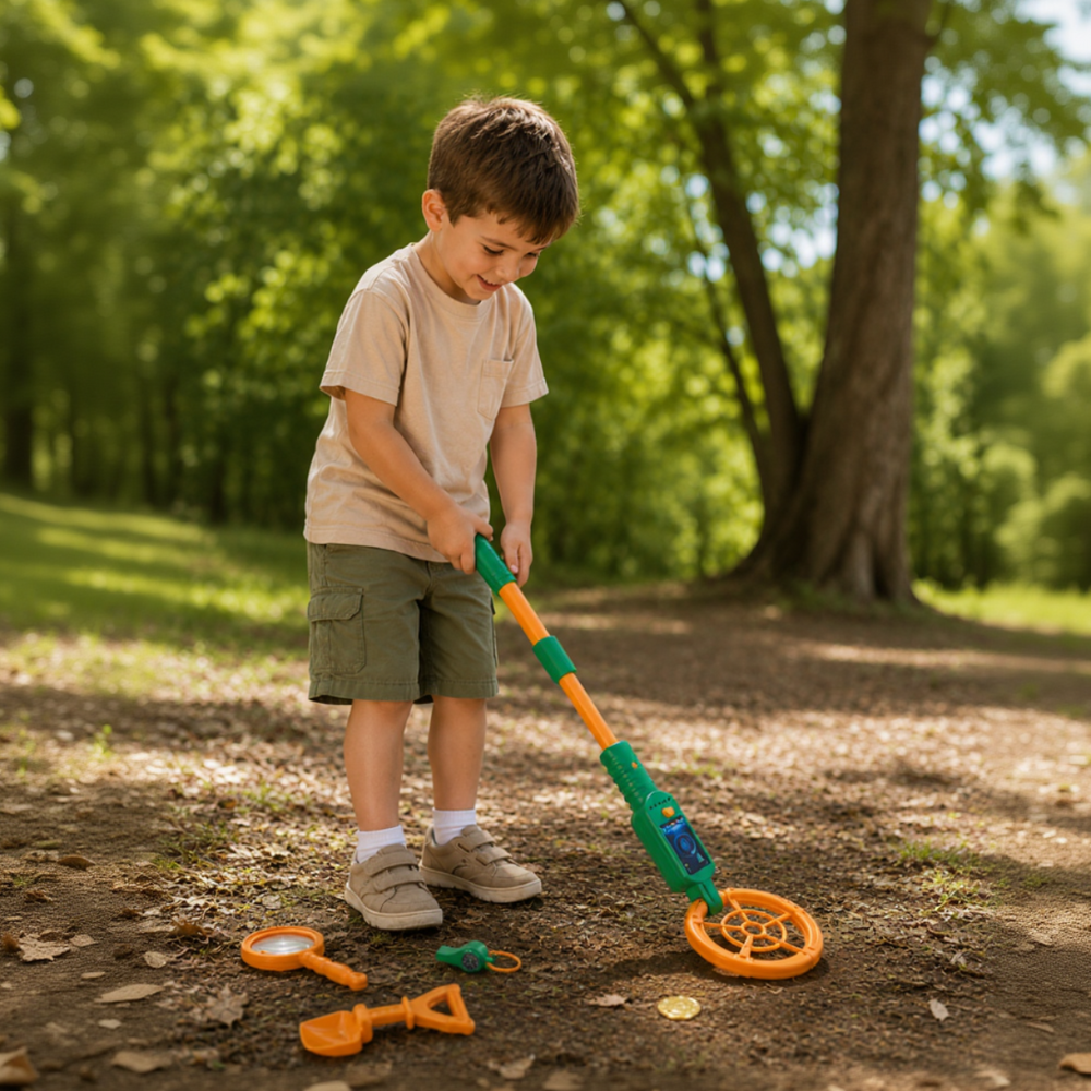 Metalldetektor für Kinder – Lehrreiches Outdoor-Spielzeug für kleine Schatzsucher