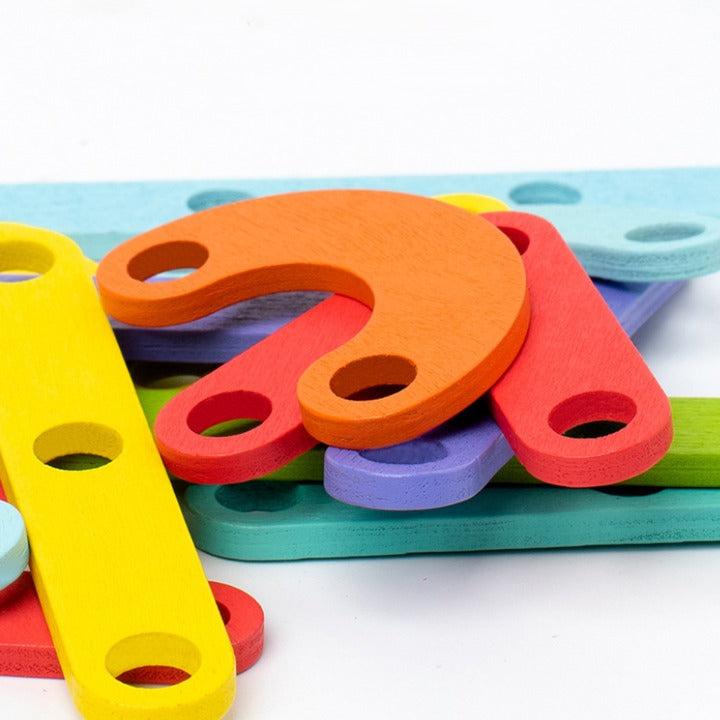 CreatiBoard Montessori-Puzzlebrett für Kinder – Pädagogisches Holzspielzeug für Kreativität und Fähigkeiten