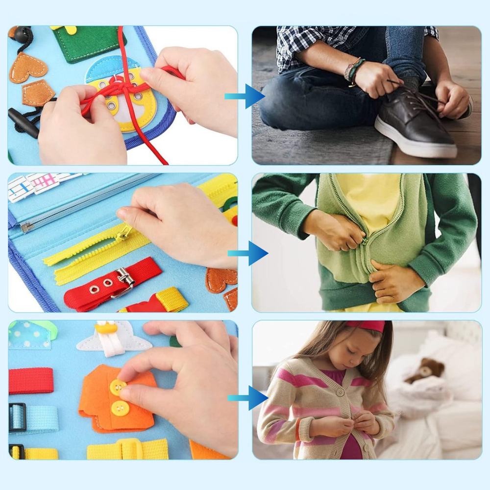 Lernbuch für Kleinkinder – Spielerisch Motorik & Fähigkeiten Entwickeln