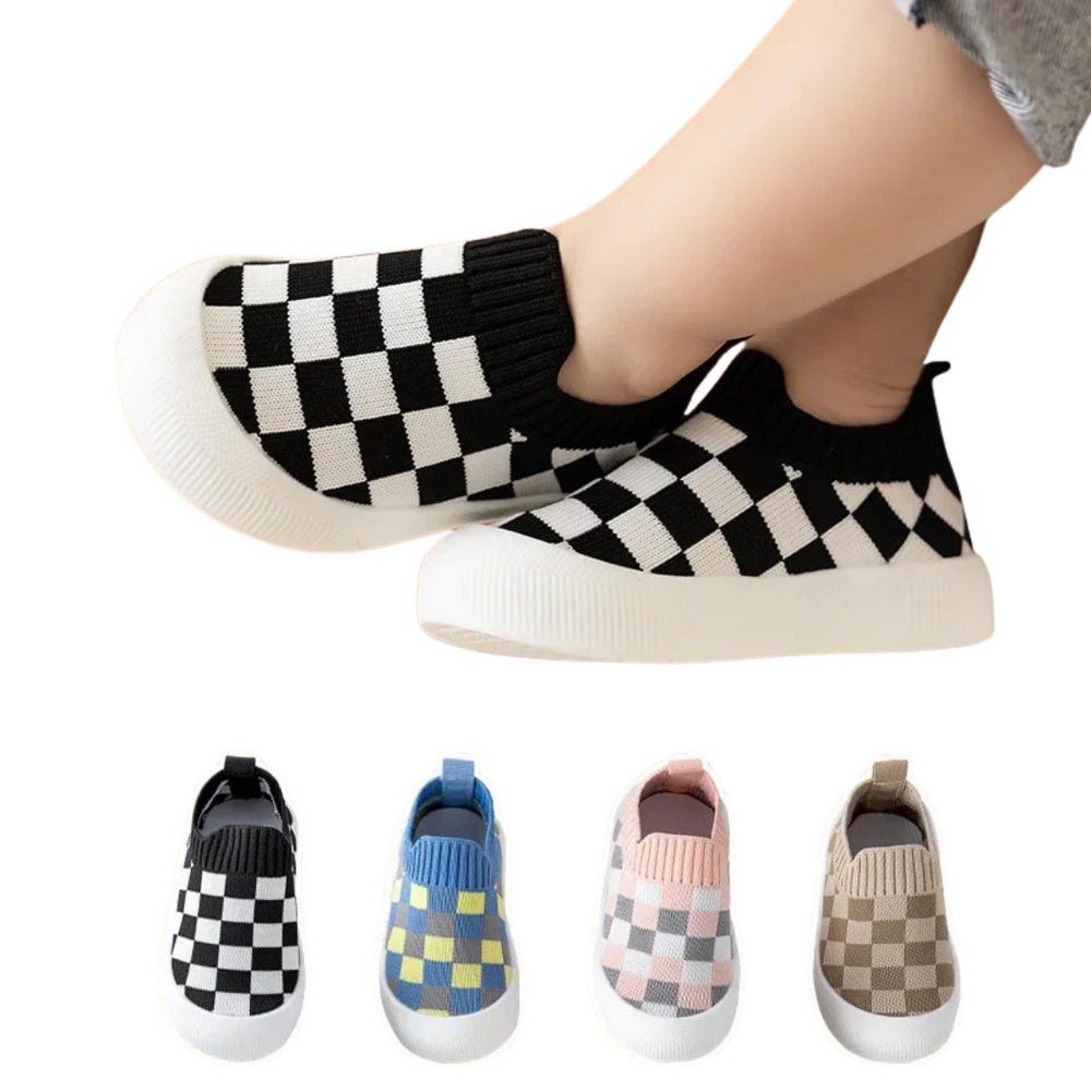 ToddlySteps Lauflernschuhe für Kleinkinder – Rutschfest, Atmungsaktiv & Einfach An- und Auszuziehen | Ideal für die ersten Schritte