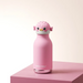 Kinder-Thermosflasche Edelstahl 316 mit Tierkopf – 8 Std. warm, 12 Std. kalt, Schule | Trinkflasche