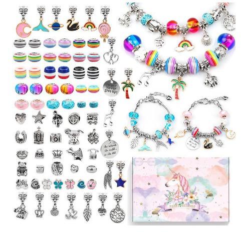 DIY Armbänder Kreations-Set für Kinder – Perlen & Charm-Set