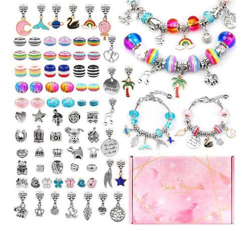DIY Armbänder Kreations-Set für Kinder – Perlen & Charm-Set