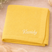 Personalisierte Babydecke mit Namen aus weicher Baumwolle