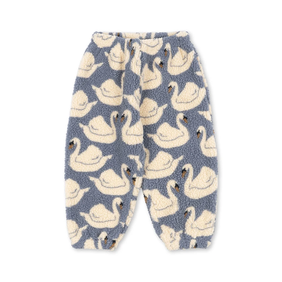 Kinderkleidung aus Teddyfleece mit Print – Jacke, Weste oder Hose, Reißverschluss | Berberfleece