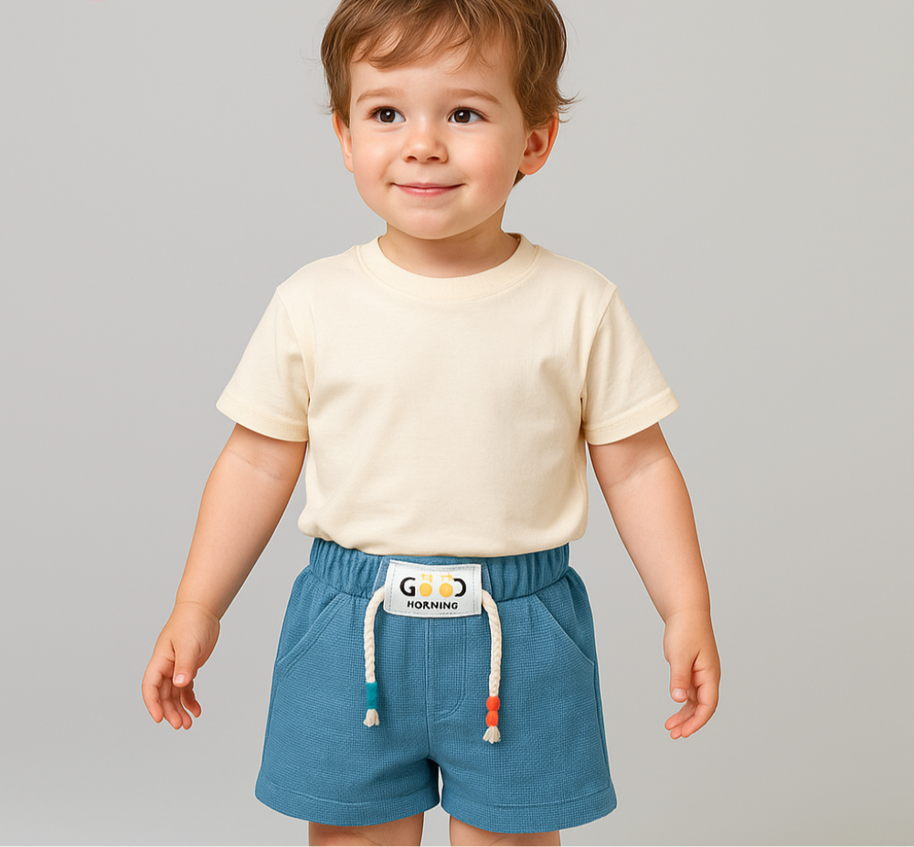 Kinder Sommer-Shorts – Leicht & Schnell Trocknend | Ideal zum Spielen & für den Urlaub Größe 0-9 Jahre