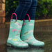 Gummistiefel mit Schlaufe zum leichten Anziehen – wasserdicht, rutschfeste Sohle | Kinderstiefel