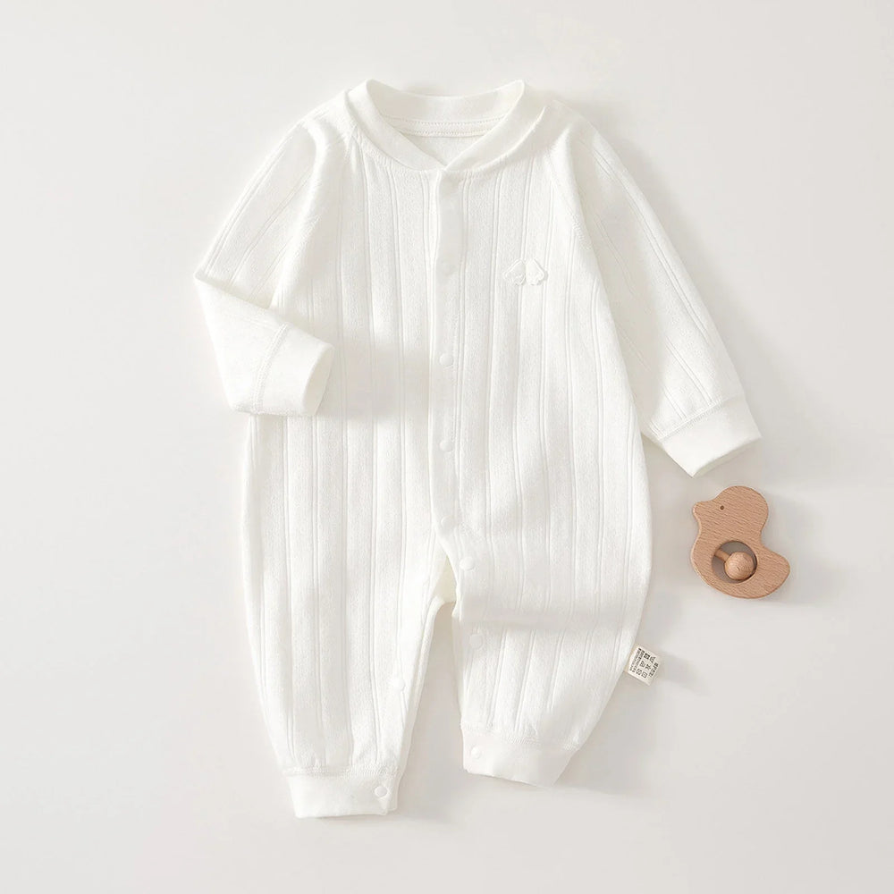 Baby Pyjamas Bomullssovdräkt – Mjuk & Bekväm | 0-18 mån