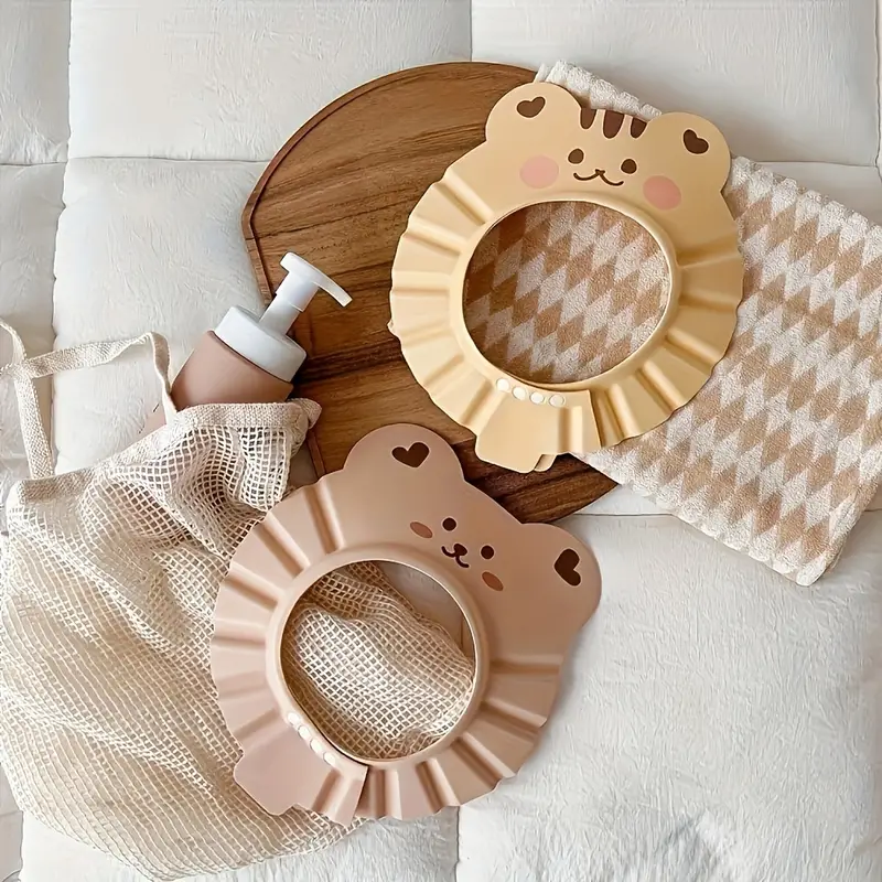 AquaGuard Baby Badehaube – Verstellbare, Wasserdichte Badehaube für Babys und Kleinkinder