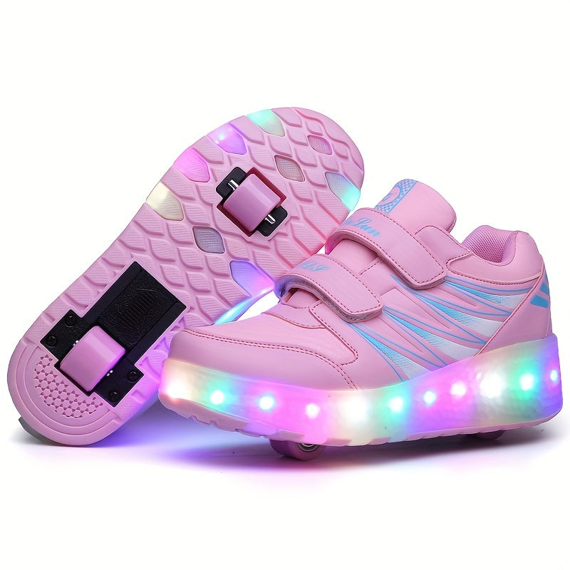 FlashRunners LED Rollschuh Sneaker – Abnehmbare Räder | Gr. 26-35