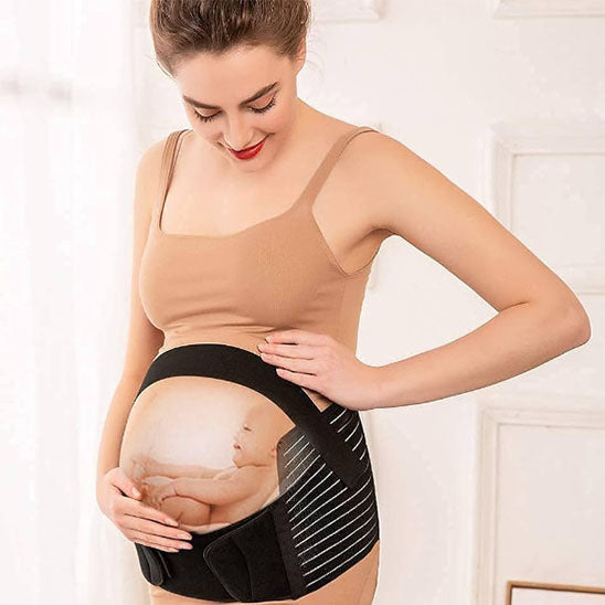 Verstellbarer Schwangerschaftsgürtel mit Bauch- und Rückenstütze
