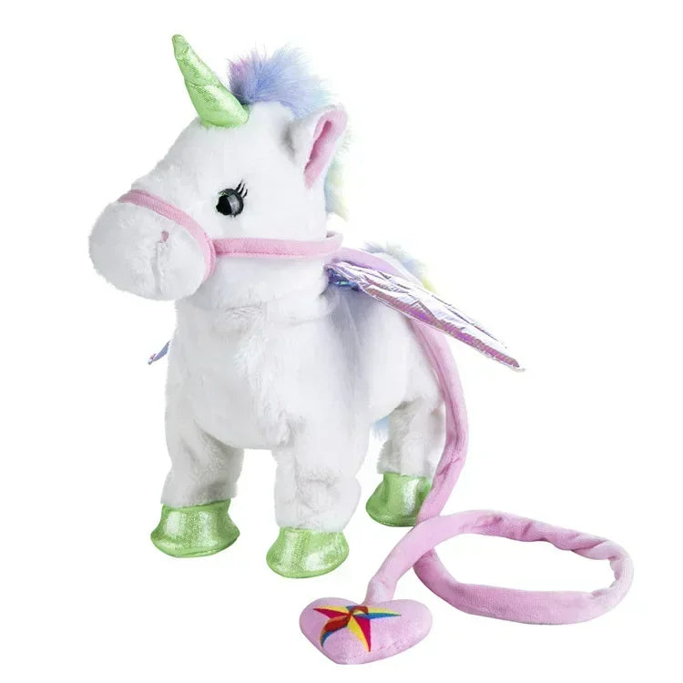 Interaktive Einhorn-Plüschfigur – Singt & Geht Selbstständig – Perfektes Geschenk für Kinder (ab 2 Jahren)