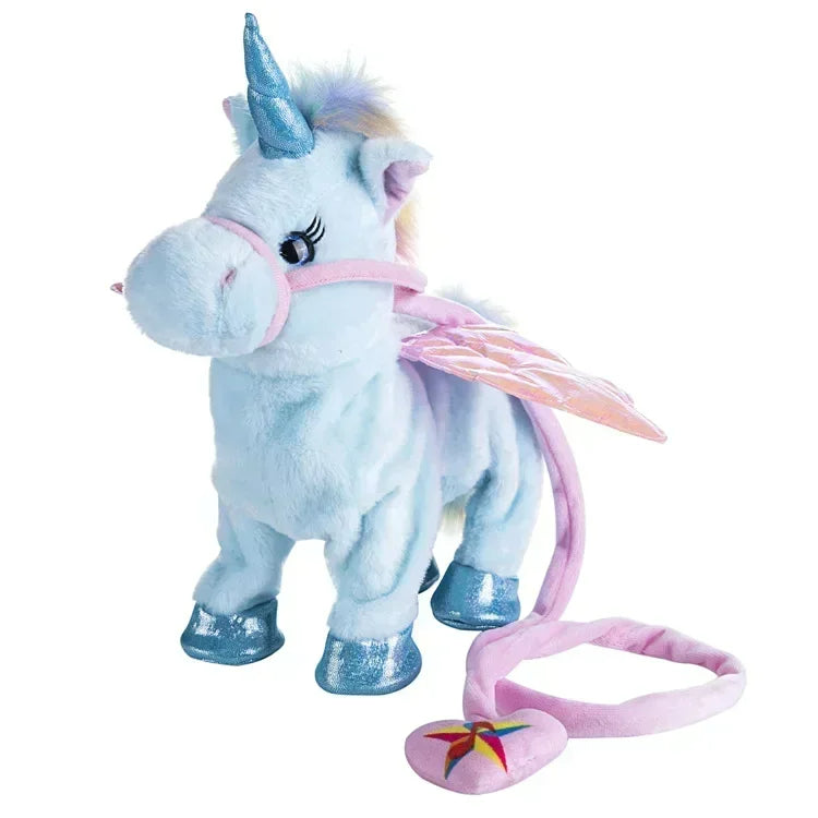 Interaktive Einhorn-Plüschfigur – Singt & Geht Selbstständig – Perfektes Geschenk für Kinder (ab 2 Jahren)