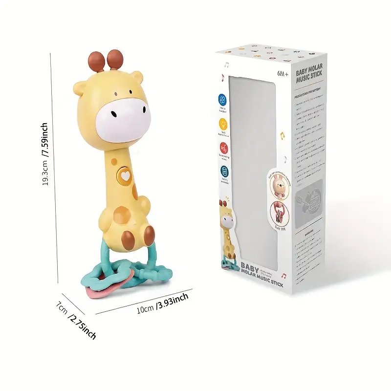 Sensorix Baby-Rassel – Sicheres & Lehrreiches Spielzeug für die Sinnesentwicklung