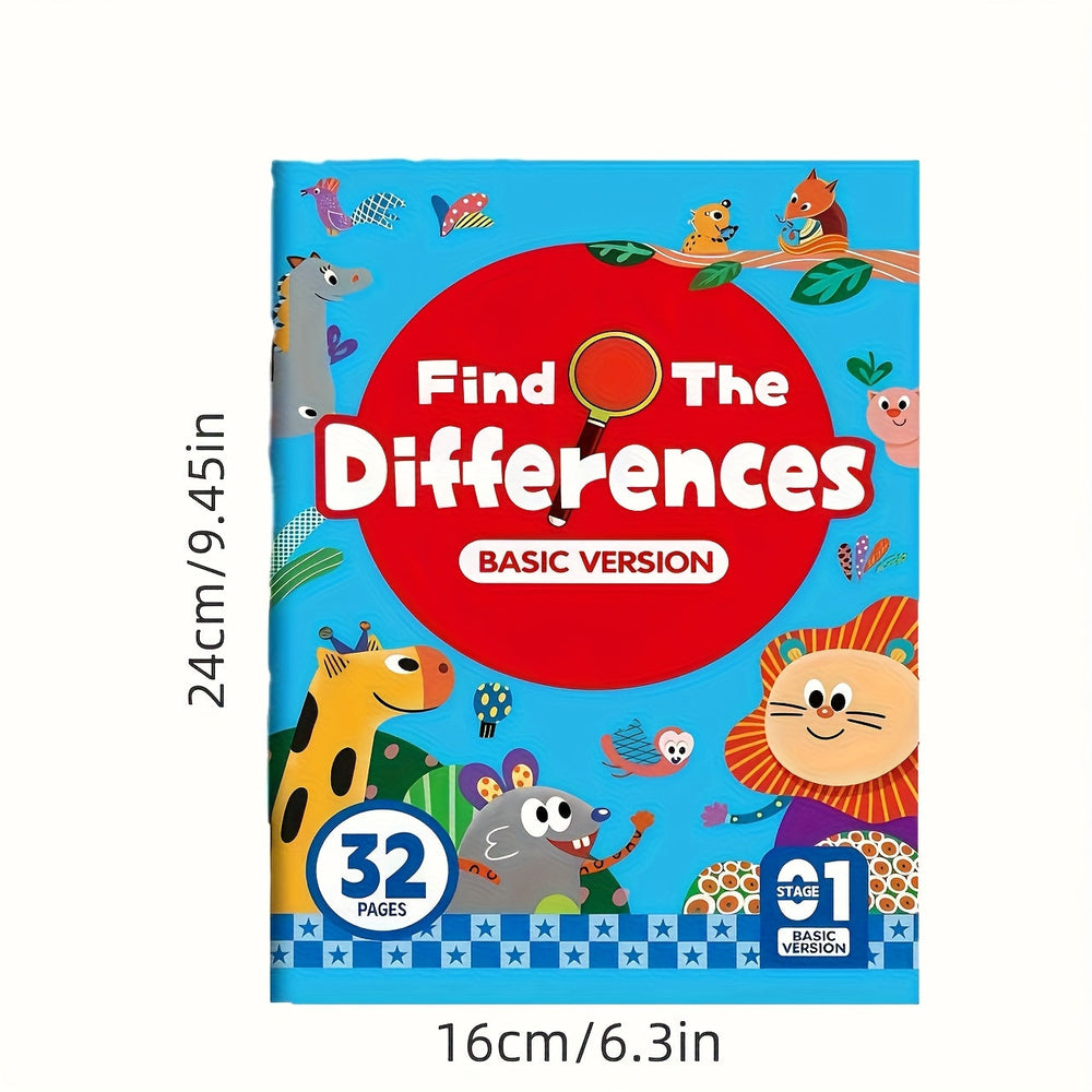 Fehler Suchen Aktivitätsbuch – 2er-Pack Lernpuzzlebuch für Kinder