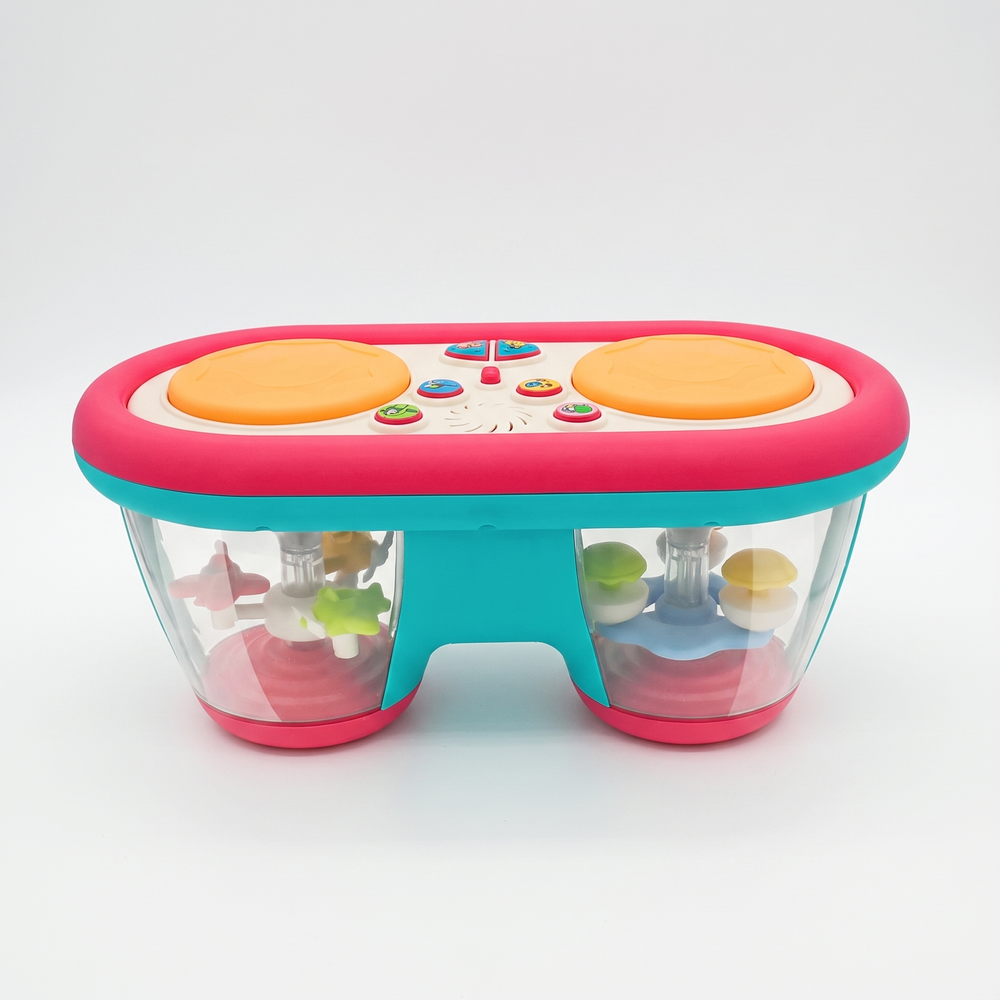 Baby-Trommelset Spielzeug mit Licht und Ton, mehrfarbig