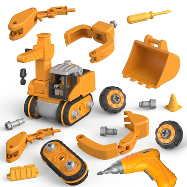 Constructo Kids Ingenieur-Set, Bauspielzeug mit Werkzeug für Kinder
