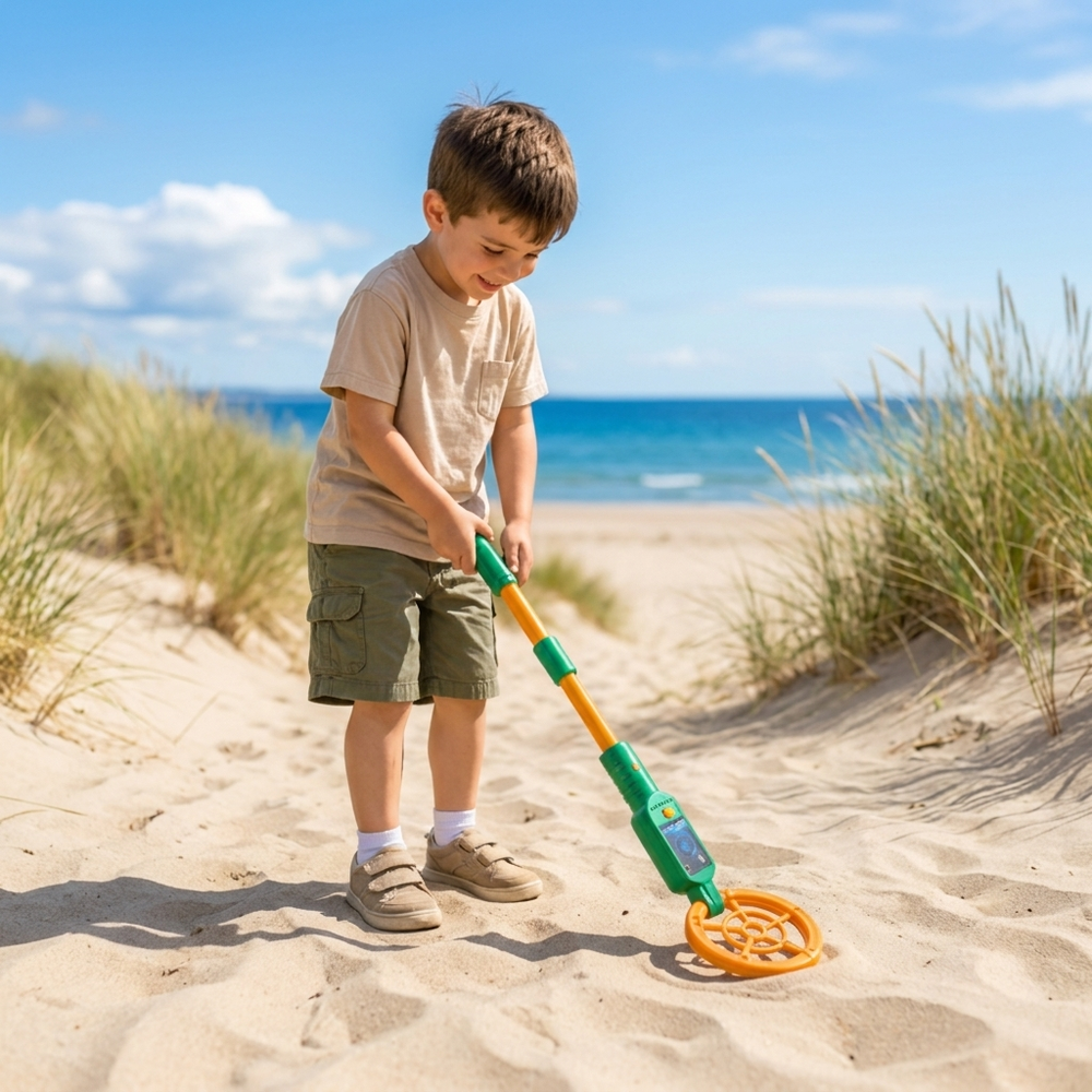 Metalldetektor für Kinder – Lehrreiches Outdoor-Spielzeug für kleine Schatzsucher