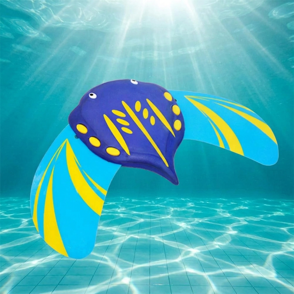 SwimNSeek Tauchspielzeug Rochen für Kinder ab 4 Jahren – schwebendes Unterwasserspielzeug für Motorik