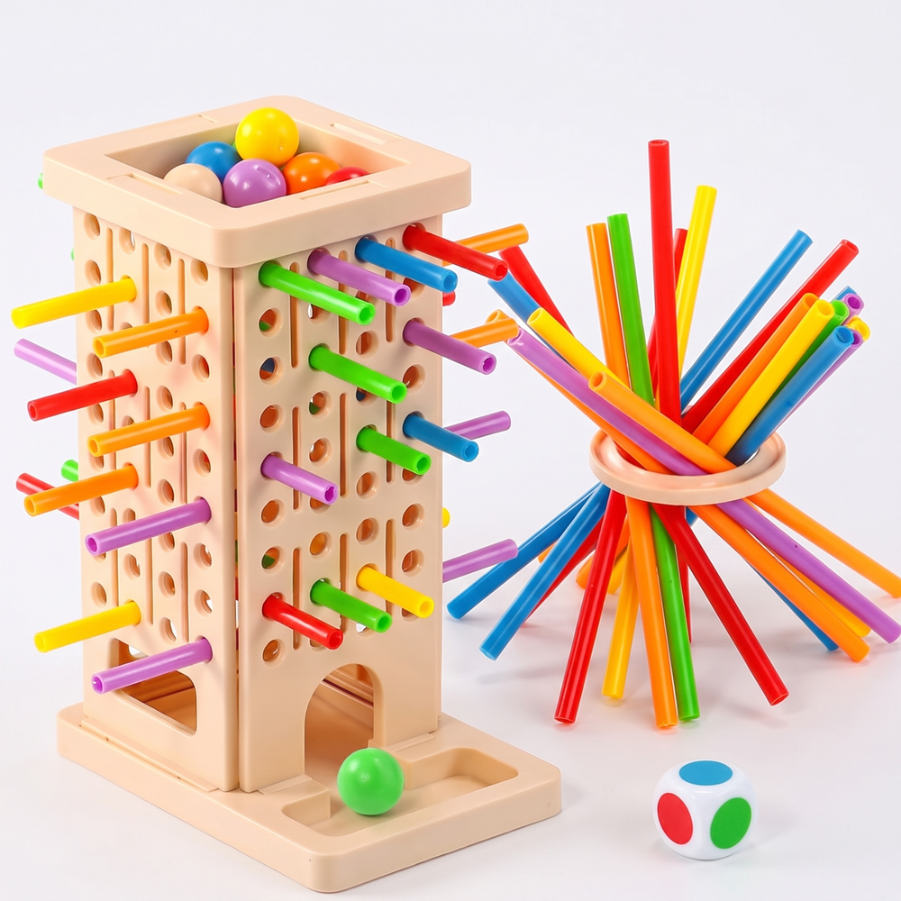 Strategisches Stapelspiel – Interaktives Denkspiel für Kinder ab 3