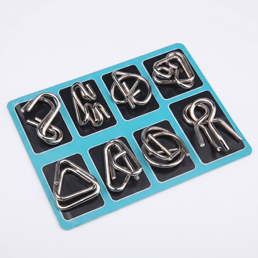 Metall-Puzzleringe Set – Knobelspiel für Kinder und Erwachsene