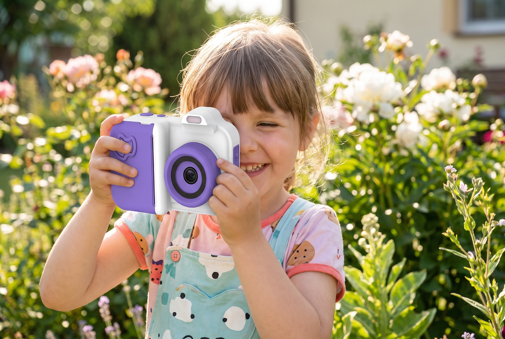 Sofortbild-Kinderkamera – Fotos Direkt Drucken, Rosa – für Kinder