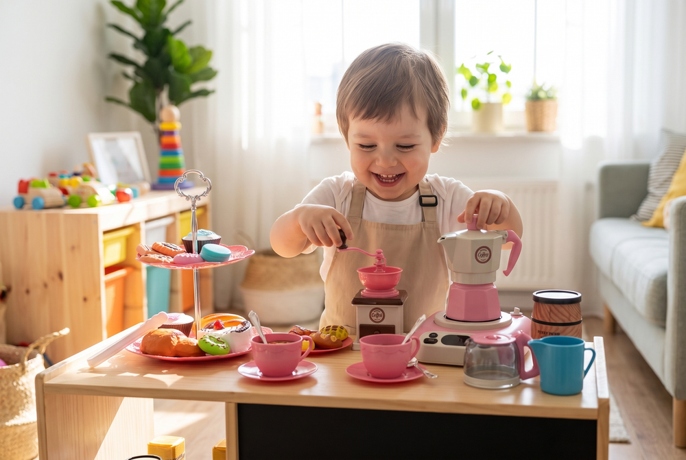 Café- und Bäckerei Spielset – Rollenspiel Spielküche für Kinder