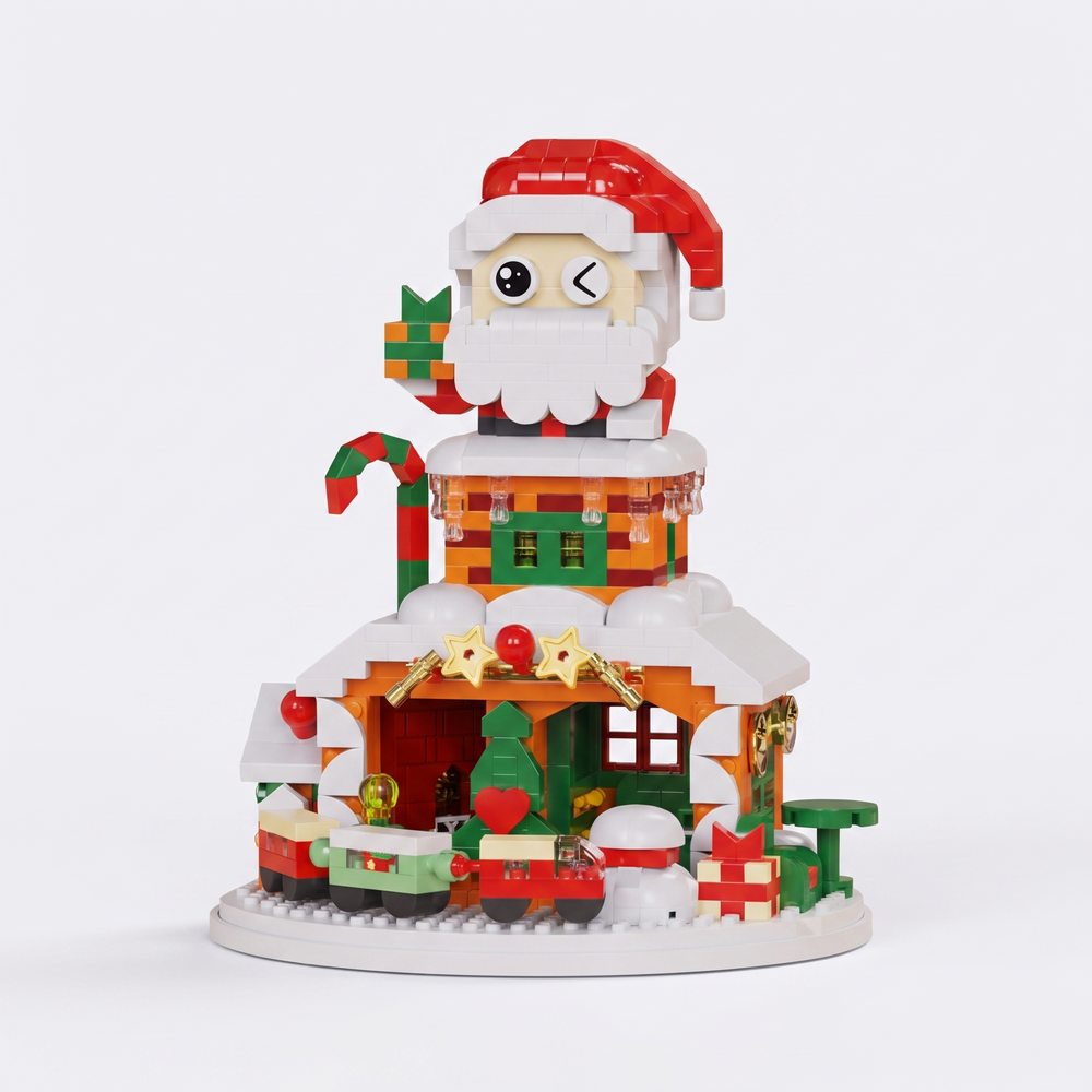Weihnachts-Bausteine – Bauset Festliche Figuren für Kinder ab 3 Jahren