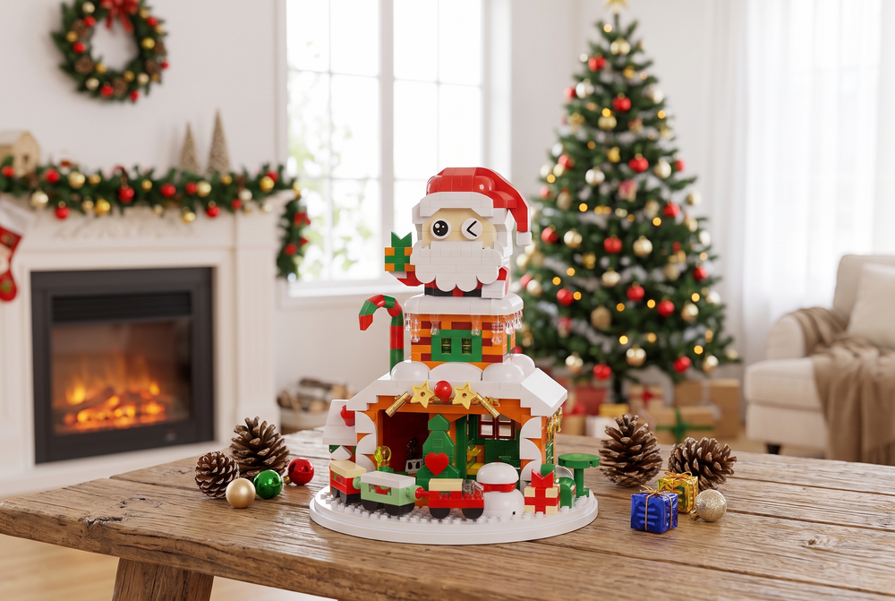 Weihnachts-Bausteine – Bauset Festliche Figuren für Kinder ab 3 Jahren