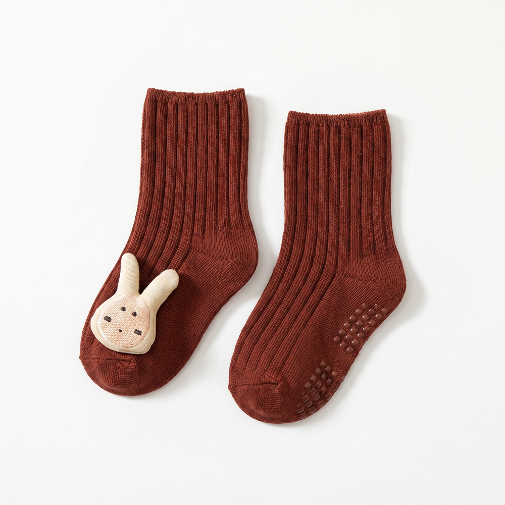 Rutschfeste Babysocken – Weiche Baumwolle mit Cartoon-Motiv Unisex