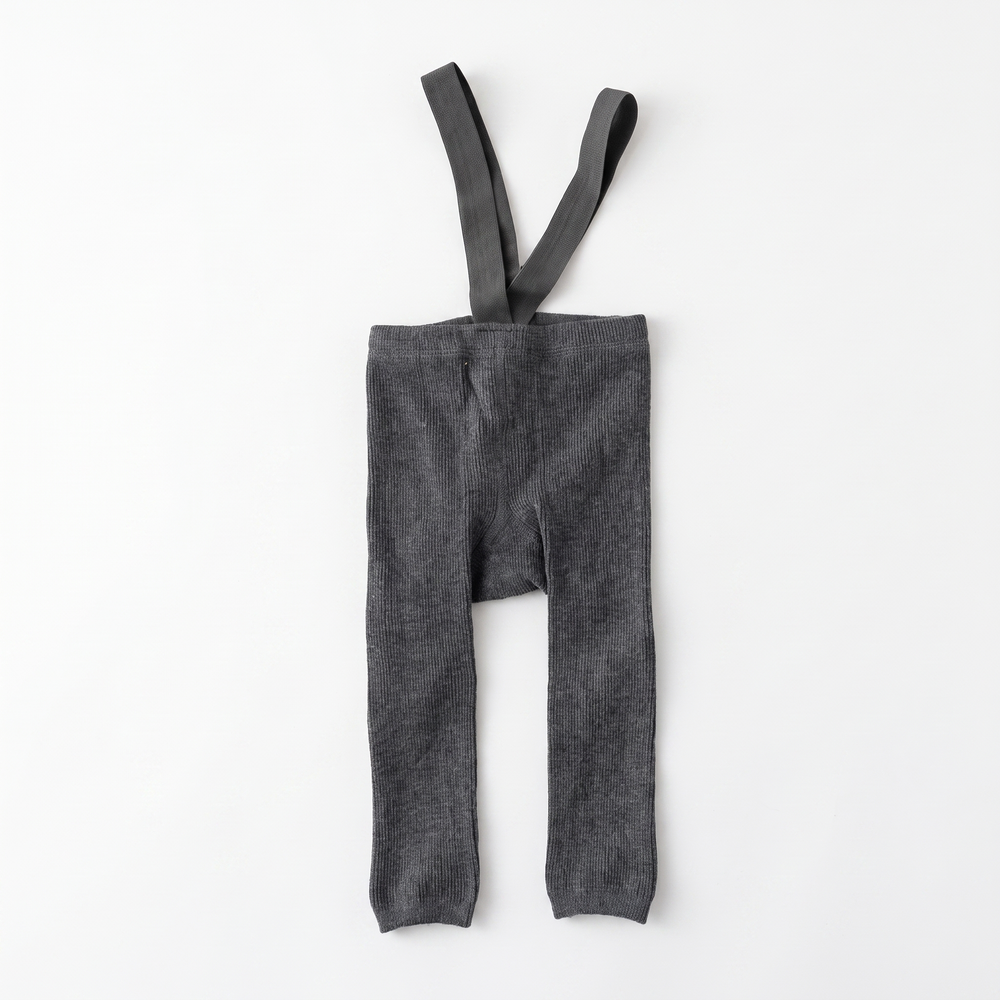 Kinderleggings mit Hosenträgern – Weiche Atmungsaktive Baumwolle Unisex