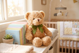 Plüsch-Teddybär mit Schleife – Weiches Kuscheltier in Mehreren Größen