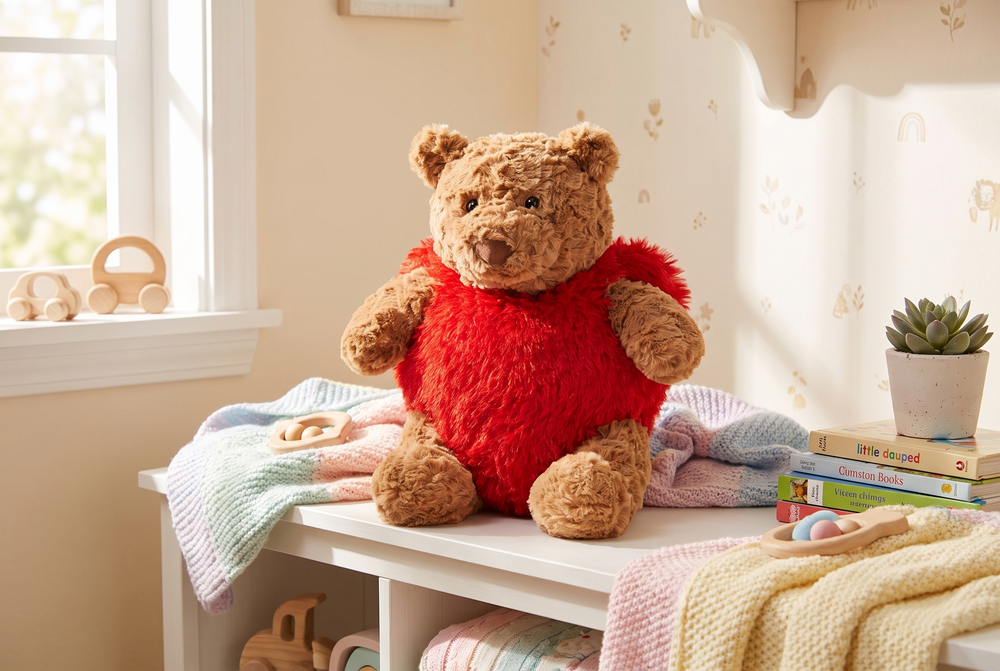 Teddybär Kuscheltier mit Outfit – Weicher Plüsch