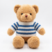 kleurvariant: Brauner Bär mit Weiß-Blauem Pullover
