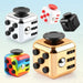 Fidget Cube mit 6 taktilen Seiten – leise Klickknöpfe, Stahlkugel, Taschenformat | Handspielzeug