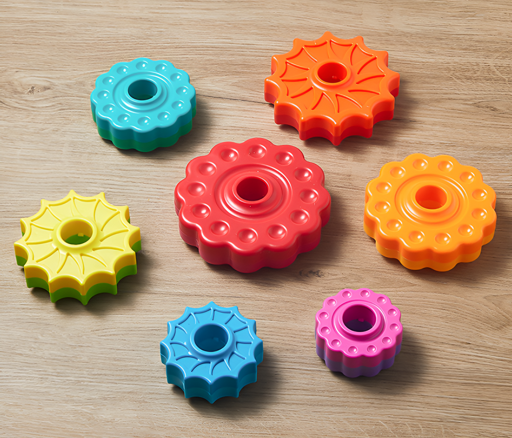 Montessori-Stapelturm für Kleinkinder – Pädagogisches Drehspiel für Motorik & Farben | TwistaToren ab 2 Jahren