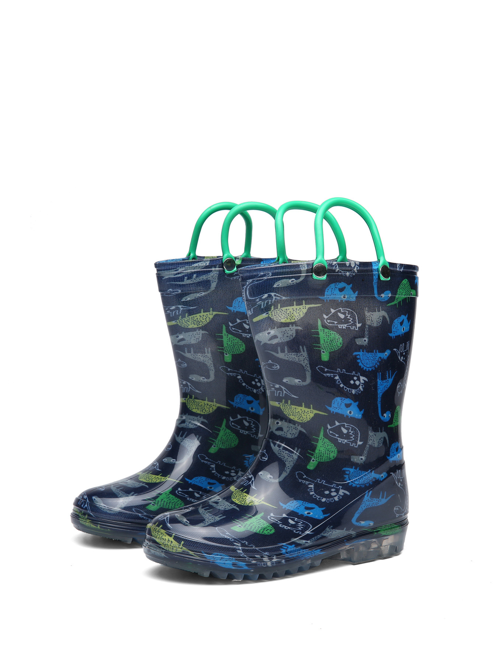 Gummistiefel mit Schlaufe zum leichten Anziehen – wasserdicht, rutschfeste Sohle | Kinderstiefel