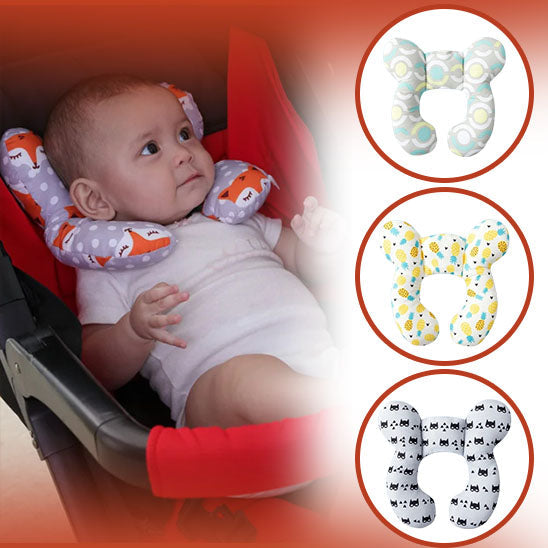 Baby Nackenkissen für Autositz – Ergonomisches & Weiches Reisekissen für Babys und Kleinkinder