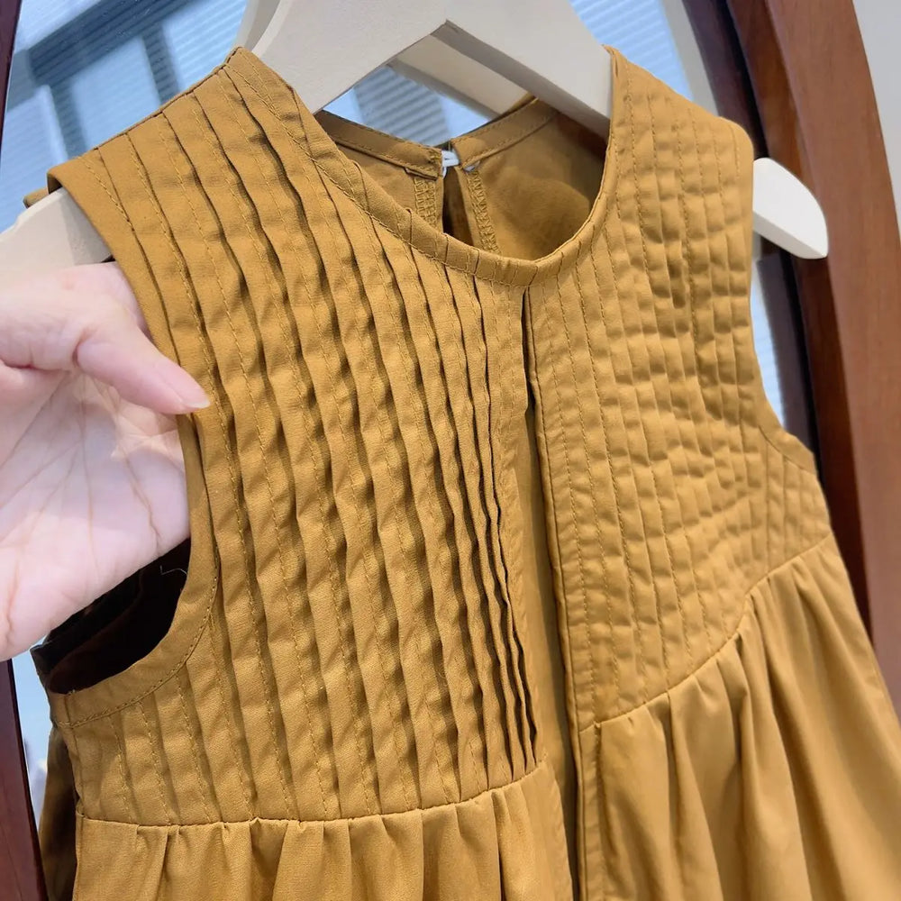 Soléa Sommerkleid für Mädchen – Leicht & Stilvoll | Kinderkleidung Größe 1–7 Jahre