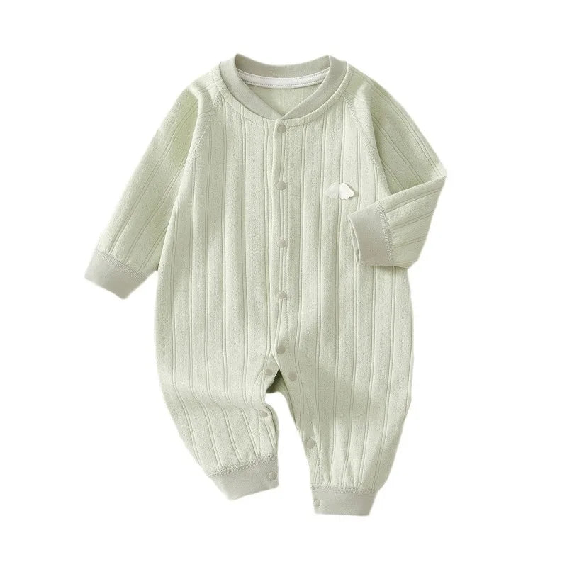 Baby Pyjamas Bomullssovdräkt – Mjuk & Bekväm | 0-18 mån