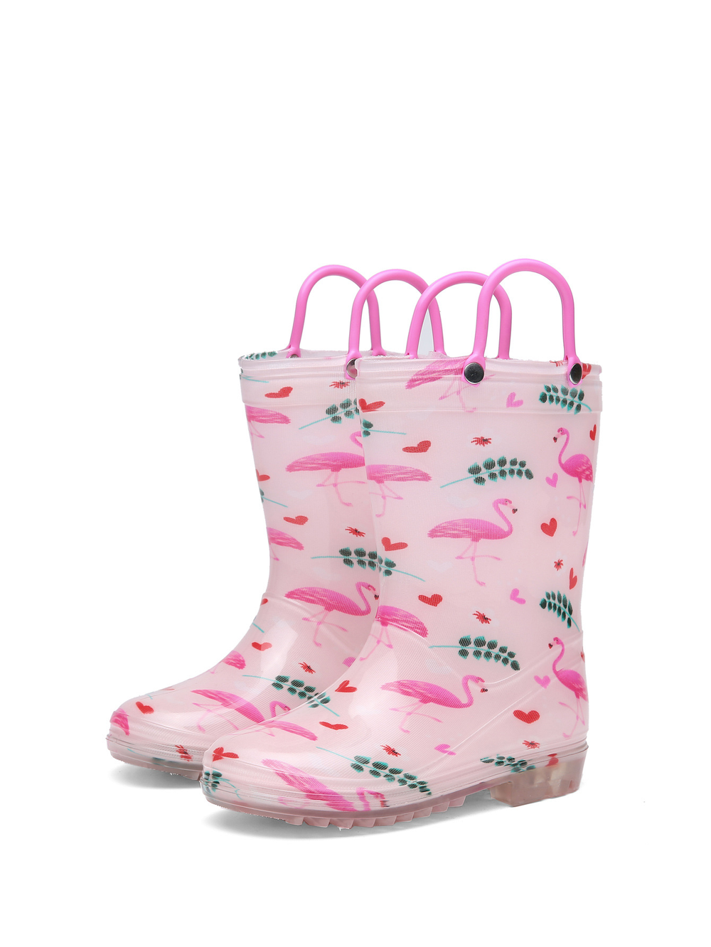 Gummistiefel mit Schlaufe zum leichten Anziehen – wasserdicht, rutschfeste Sohle | Kinderstiefel