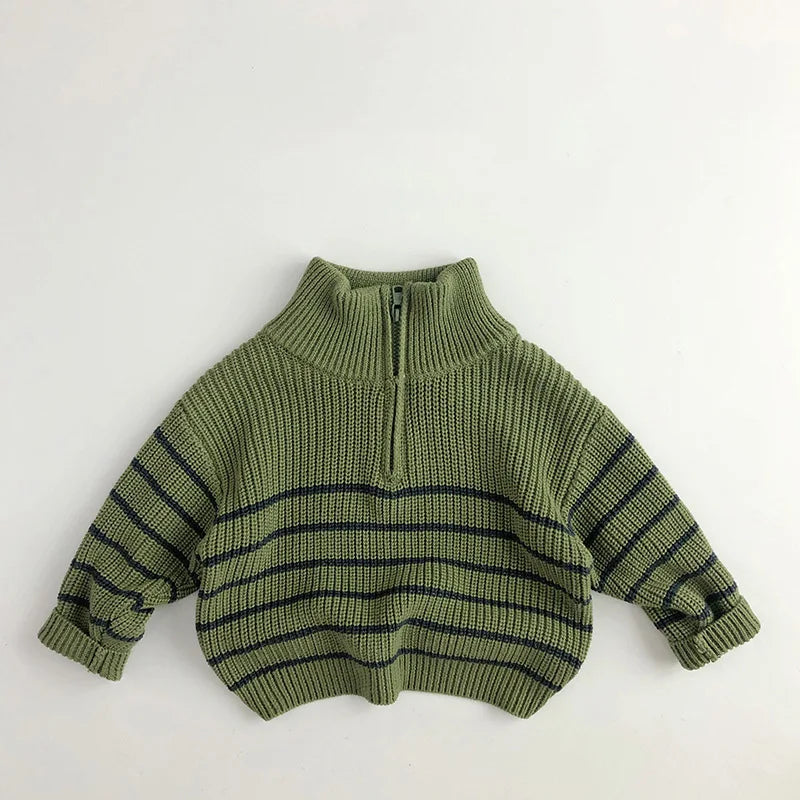 EasyZip Kinderpullover – Komfortabler Unisex-Pullover mit Reißverschluss | Kinder 0–6 Jahre