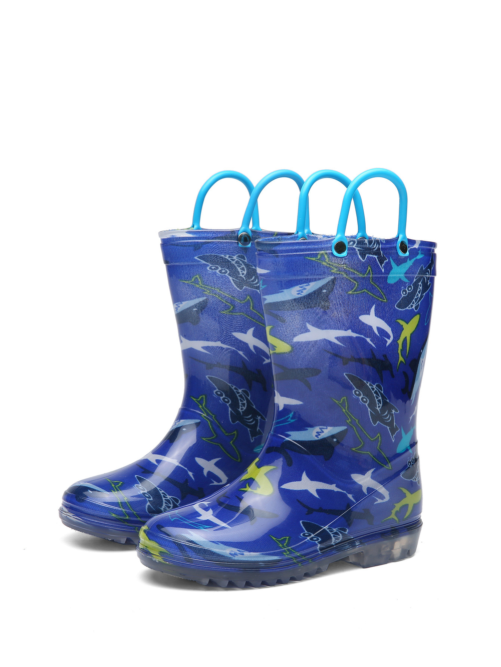Gummistiefel mit Schlaufe zum leichten Anziehen – wasserdicht, rutschfeste Sohle | Kinderstiefel